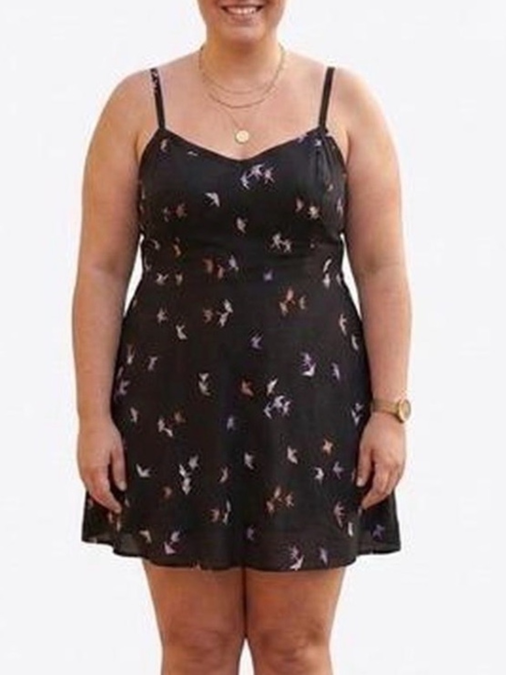 TORRID Sundress with Origami Bird Print